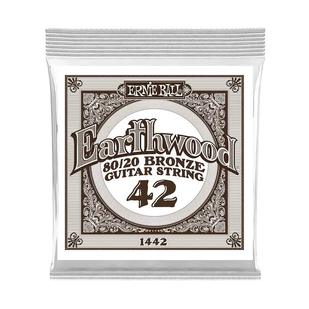 Ernie Ball Earthwood 80/20 Bronze 1442 經典純粹 民謠吉他零弦 (單入裝) 42