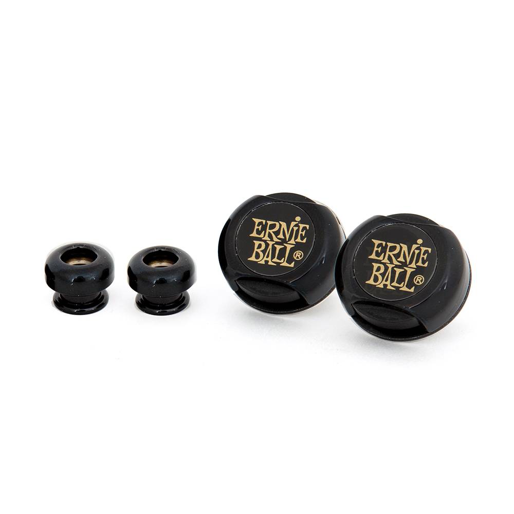 Ernie Ball Super Locks - Black 4601 背帶扣 (2入組)