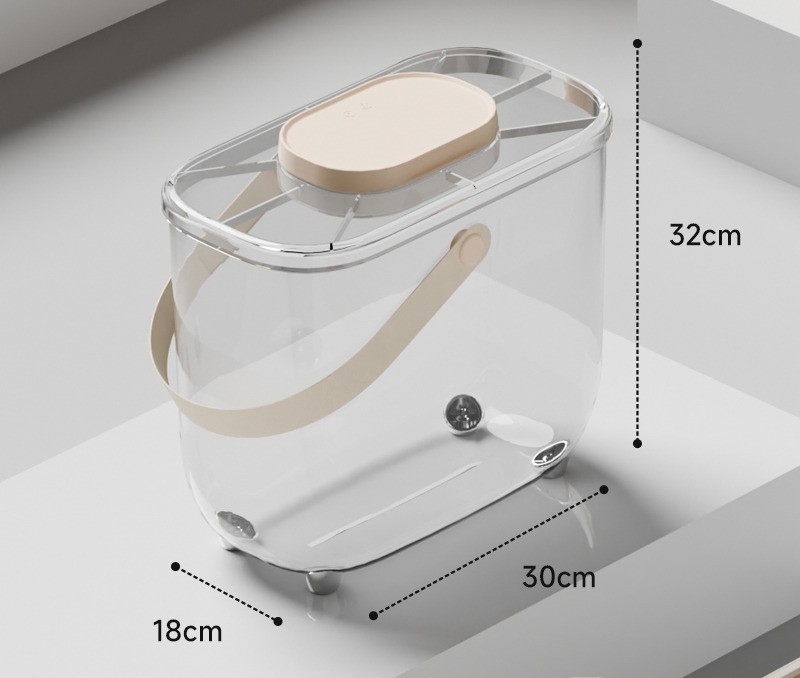 智能真空寵物儲糧桶(10L大容量) 智能真空寵物儲糧桶(10L大容量)