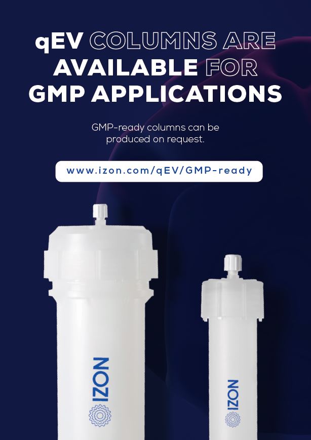 GMP-ready qEV 外泌體尺寸排阻色譜分離管柱