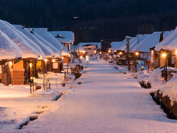 日本三大合掌村.大內宿