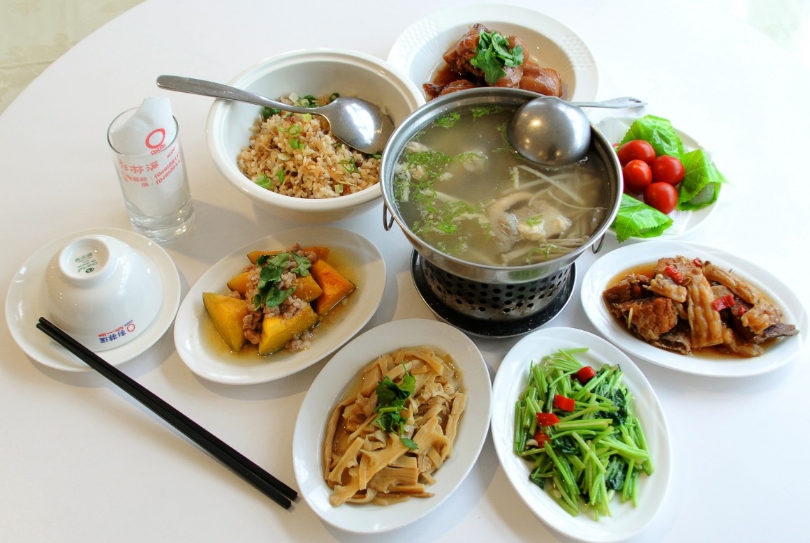 杉林溪園區內午餐
