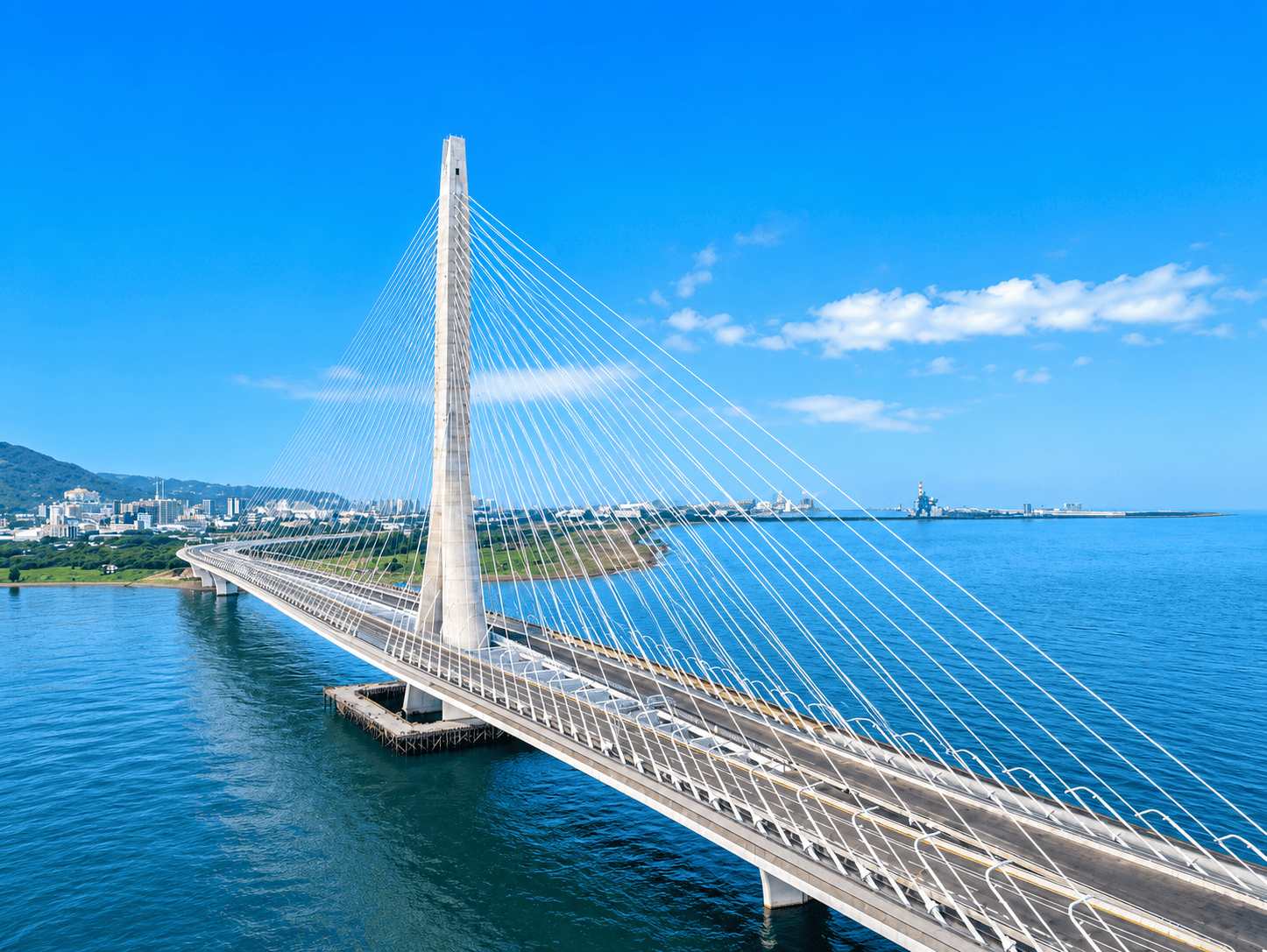 淡江大橋斜張橋景觀