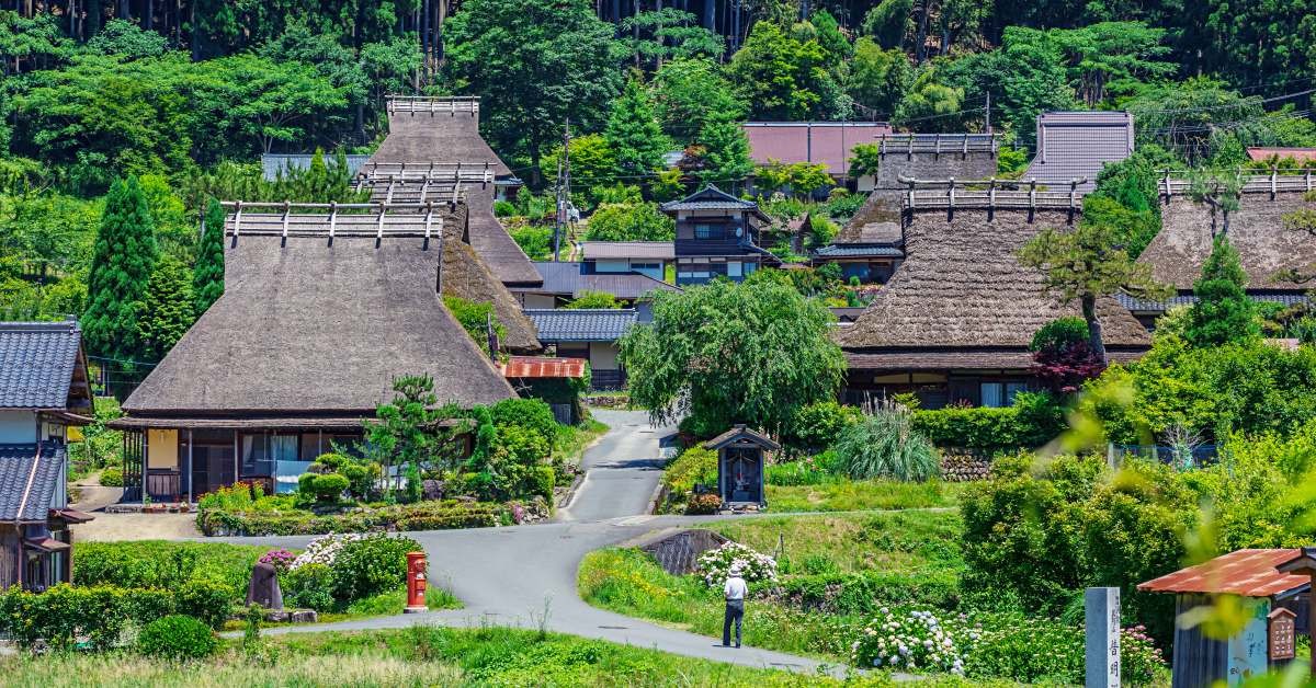 美山茅葺合掌村秘境
