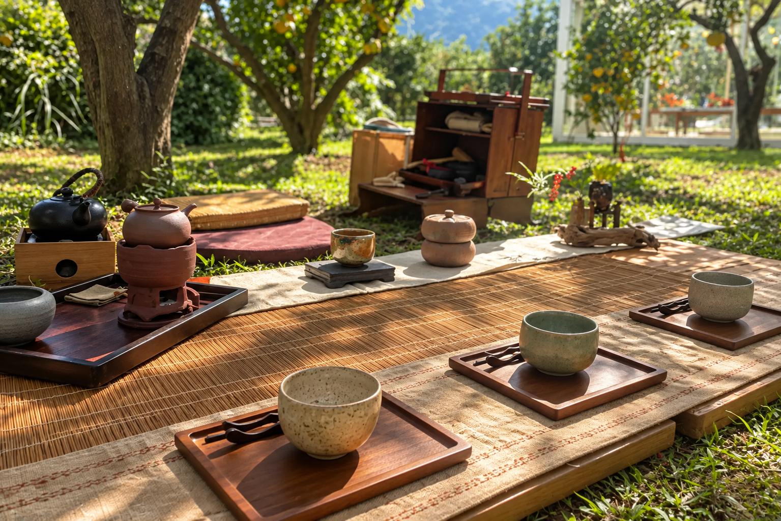 茶洞戶外茶席