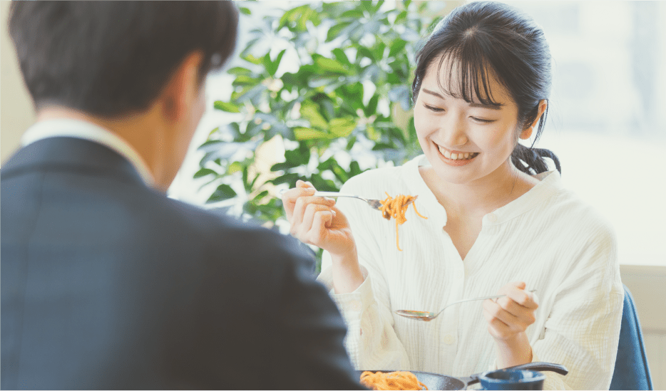 用餐與約會時的近距離交流