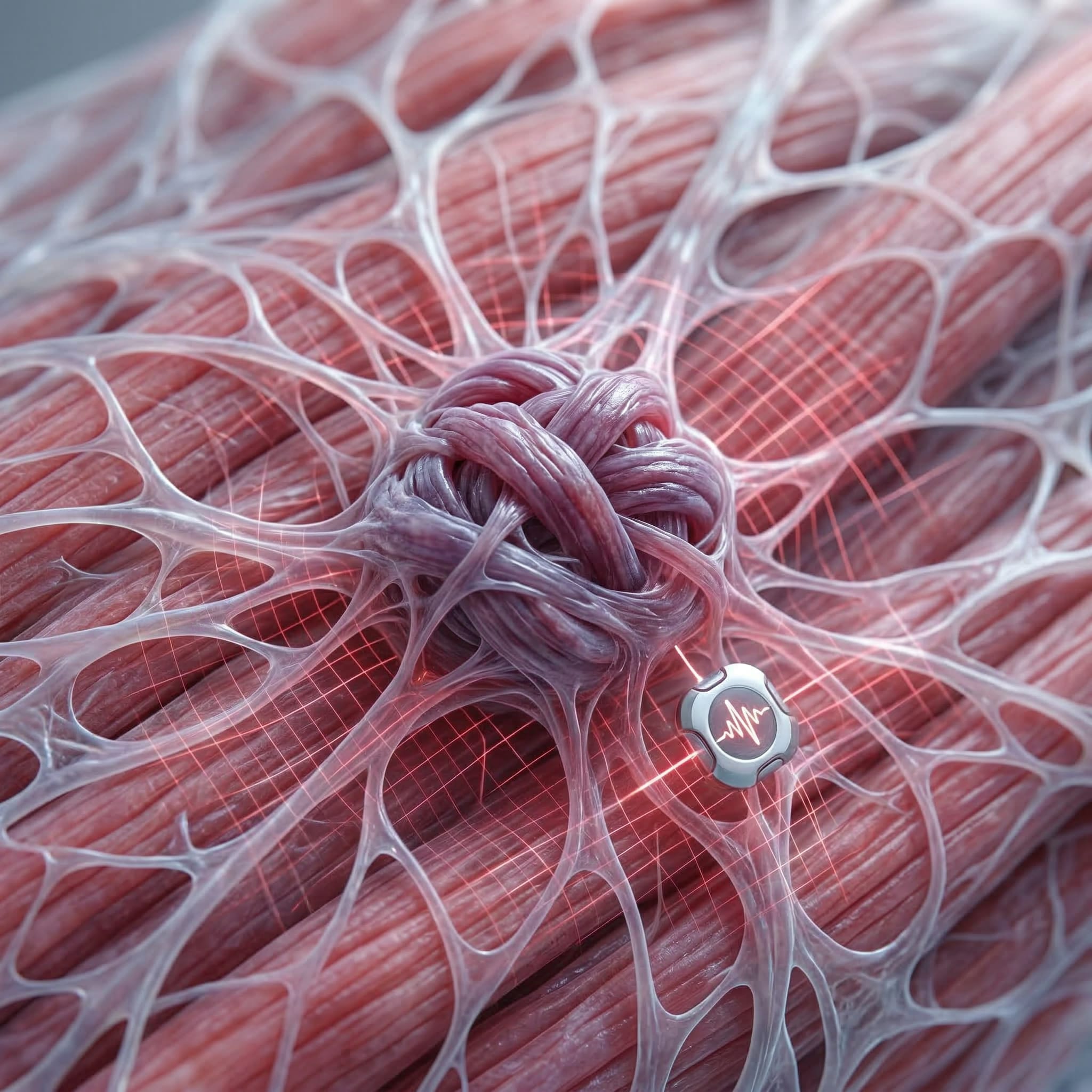 激痛點形成的筋膜沾黏與擾人的放射痛訊號