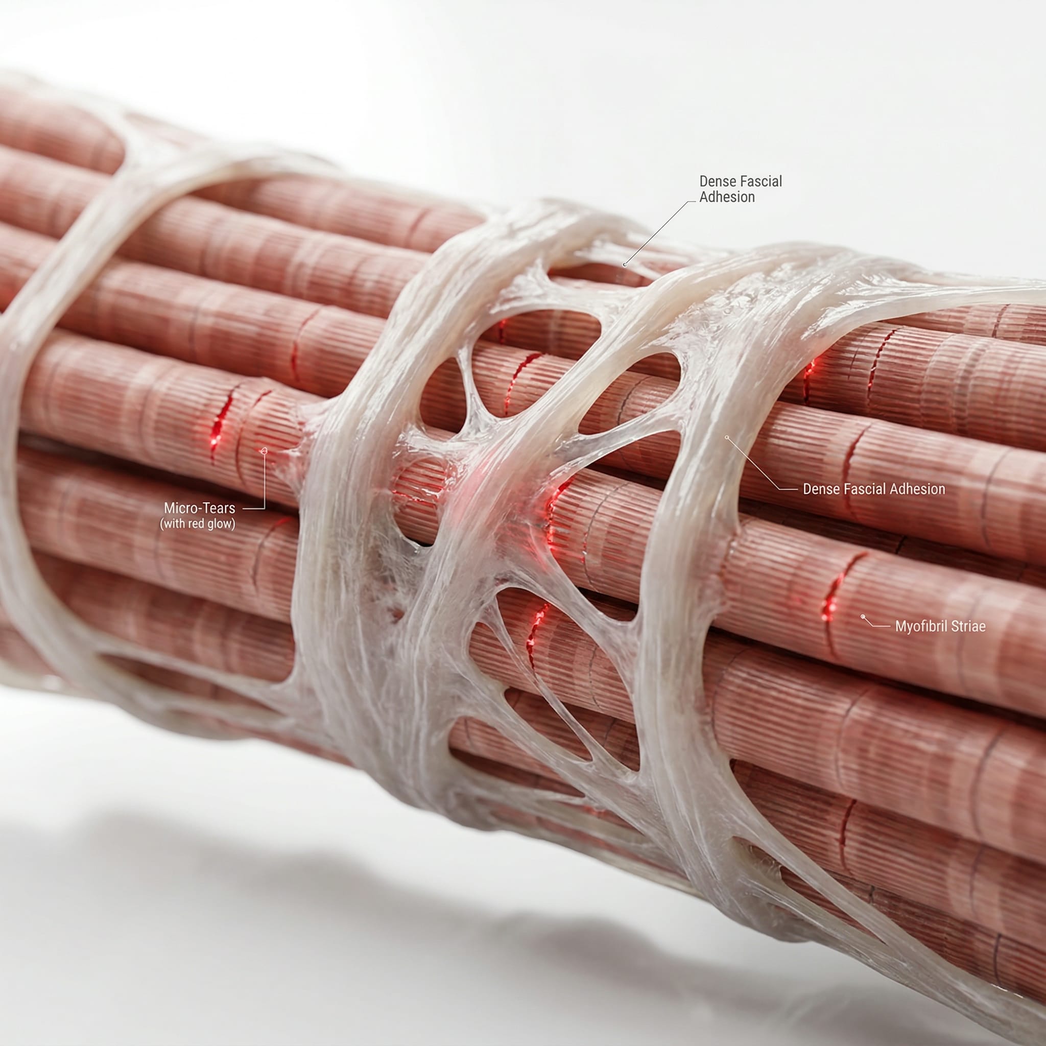 肌肉微撕裂與筋膜沾黏發炎