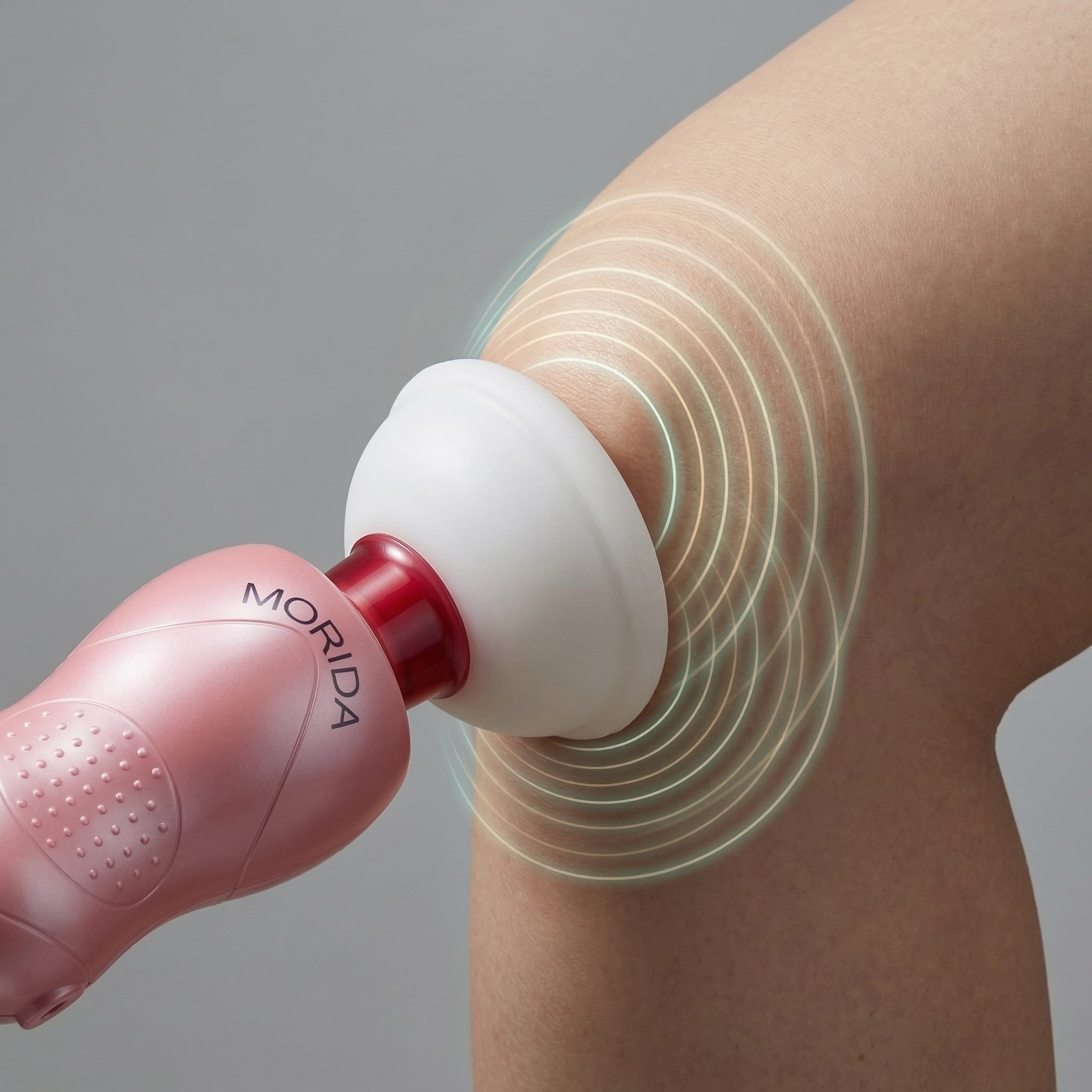 軟杯旋擊按摩儀安全貼合髕骨邊緣