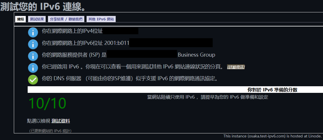 IPv6 測試網站 2