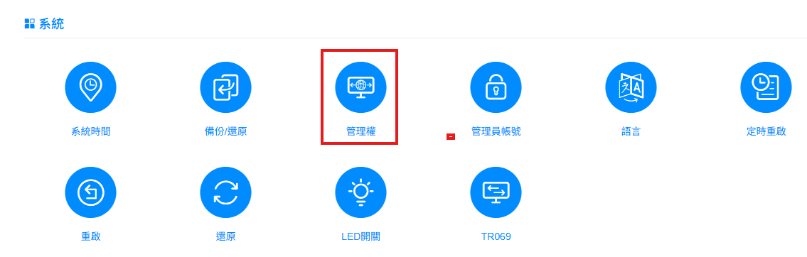 點選管理權