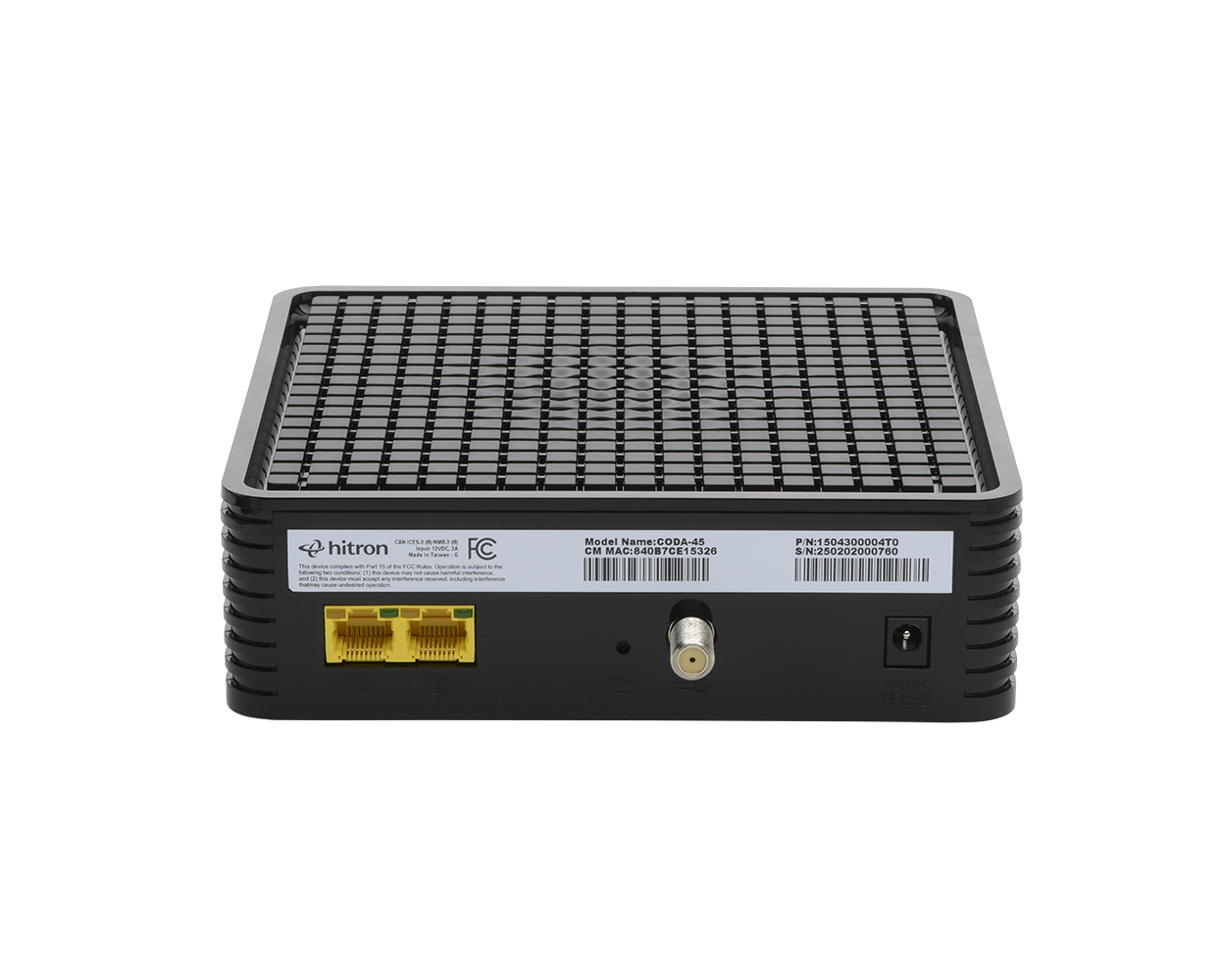 Cable Modem 連接範例